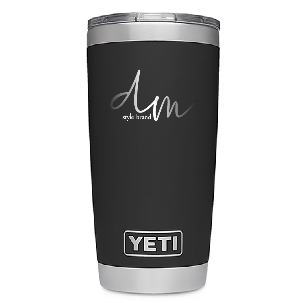 Engraved Yeti 20 Oz Rambler Tumbler Dm Style Brand